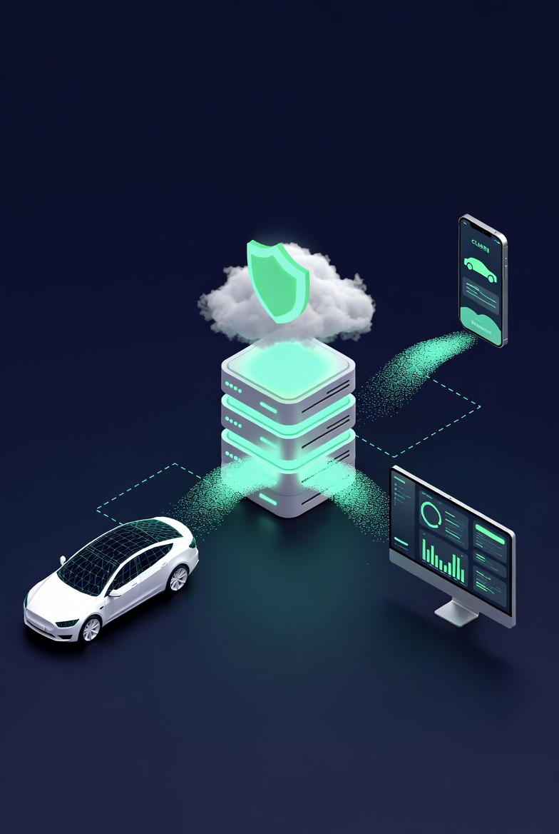 IturanMob System Architecture: Vehicle to Cloud to App