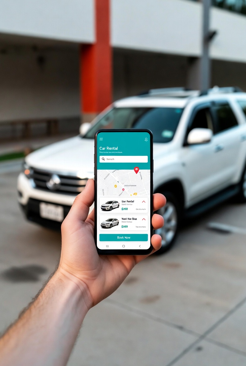 Contactless Car Rental Experience